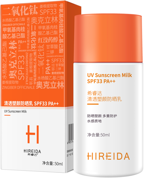 HIREIDA UV Sunscreen Milk SPF33 PA++ (50ml)